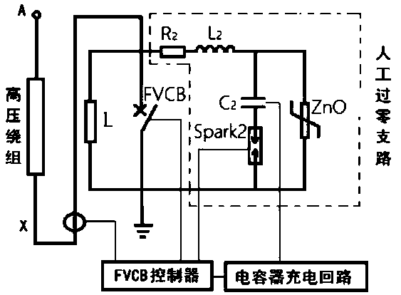 Current limiting method of transformer current limiting device based on manual zero-crossing current limiting