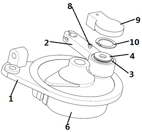 Automatic compensation drum brake