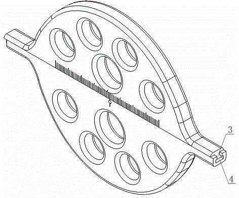 Online continuous roller hole pattern misplacement detection instrument and method