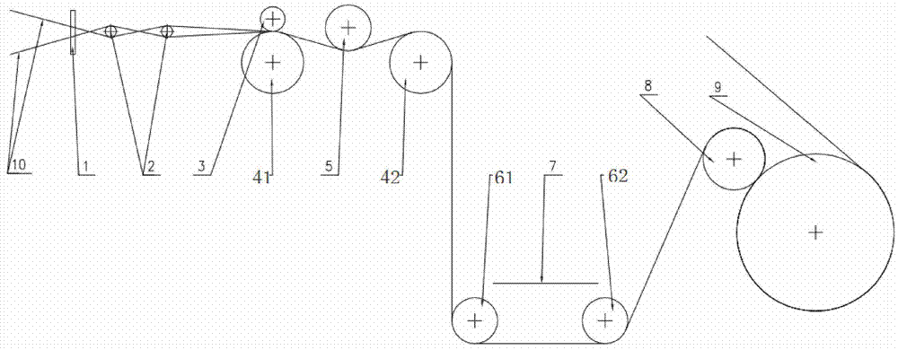 Yarn supply device capable of simulating warp beam