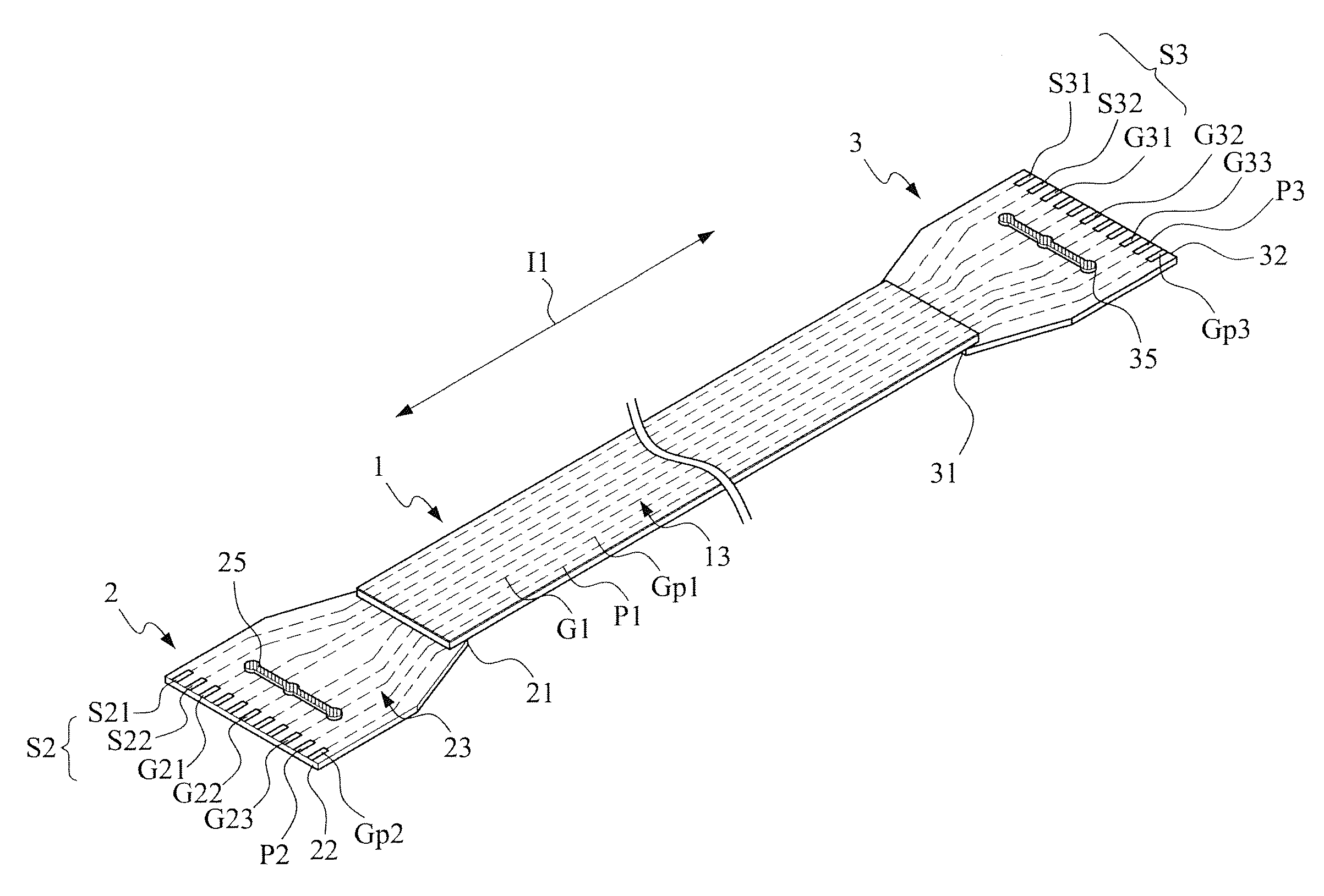 Differential mode signal transmission module