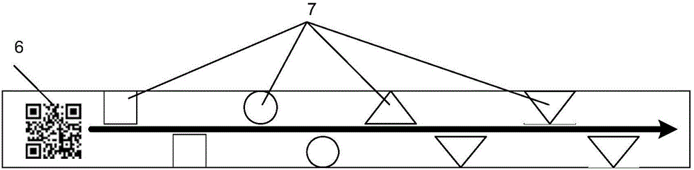 Rail train displacement and speed detection system