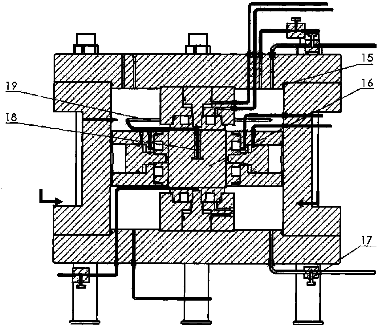 A supercritical carbon dioxide fracturing simulation experiment device