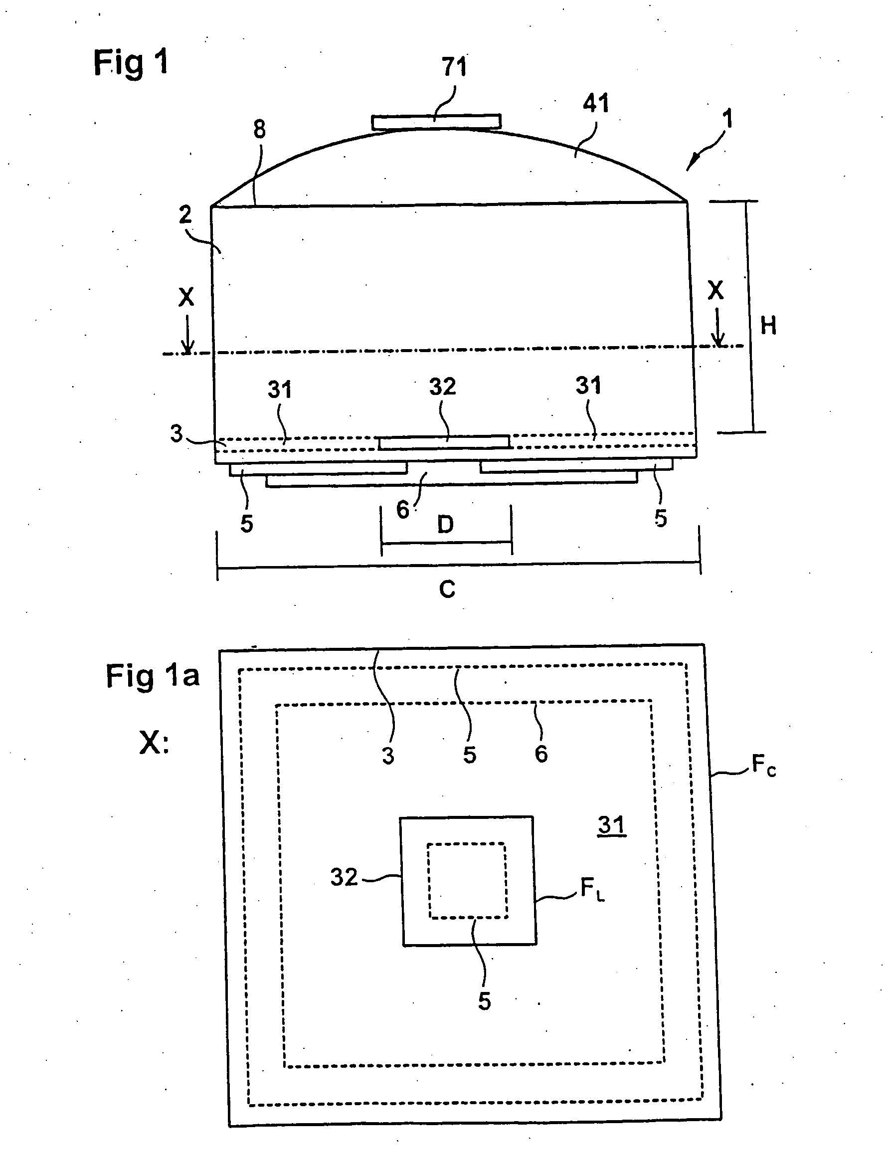 High radiance LED chip and a method for producing same