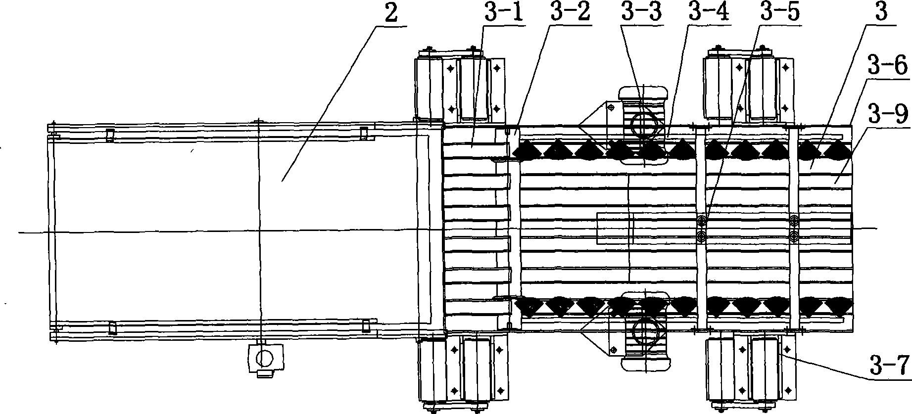 Tobacco bale loose treatment device and tobacco bale loosening reversion processing method