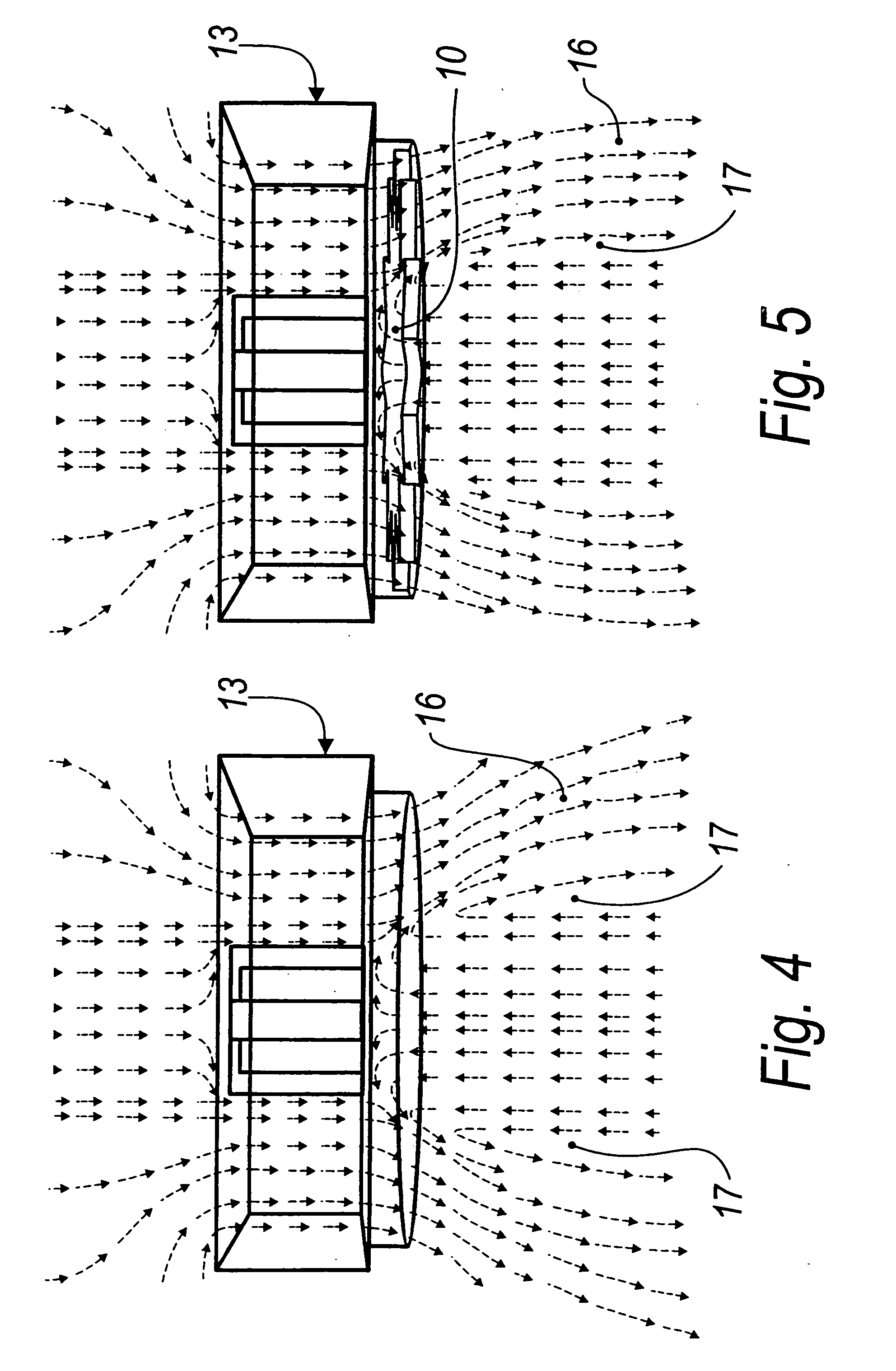 Flow straightener for axial fans, particularly for conditioning systems