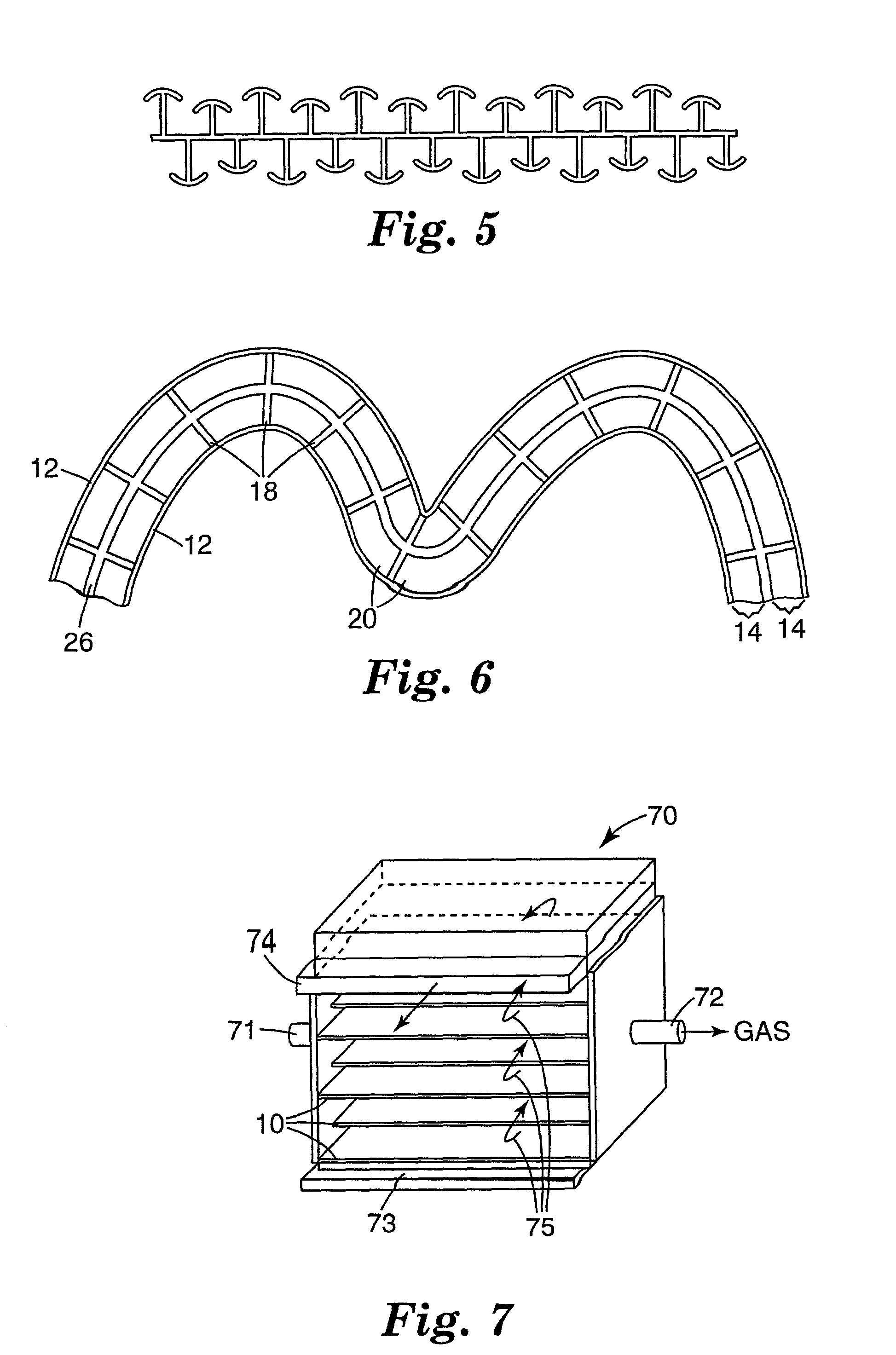 Layered sheet construction for wastewater treatment