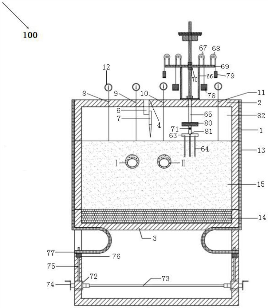 Model test device for the influence of double tunnel excavation on pile foundations that can realize multi-directional adjustment