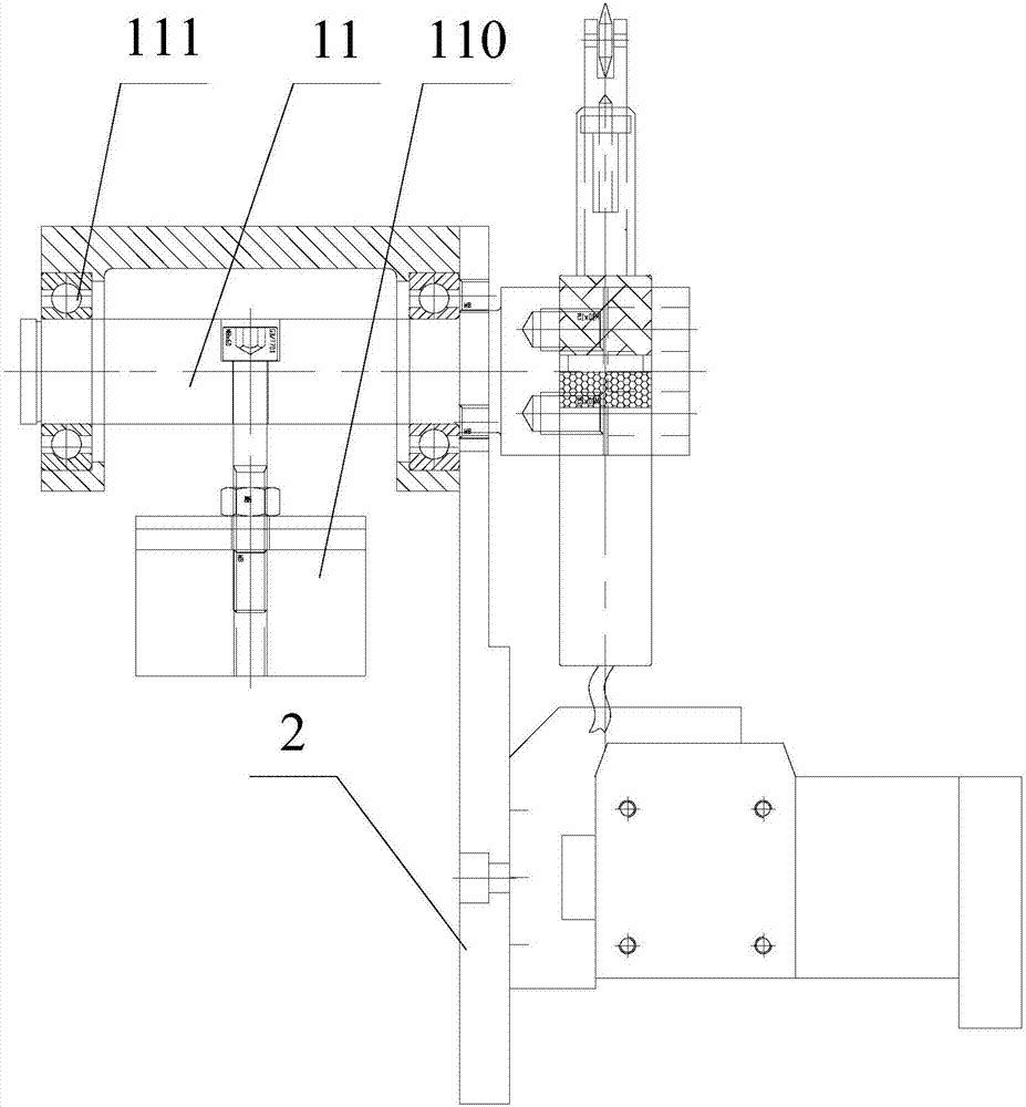 Plate surface film laminating mechanism and plate film laminating machine