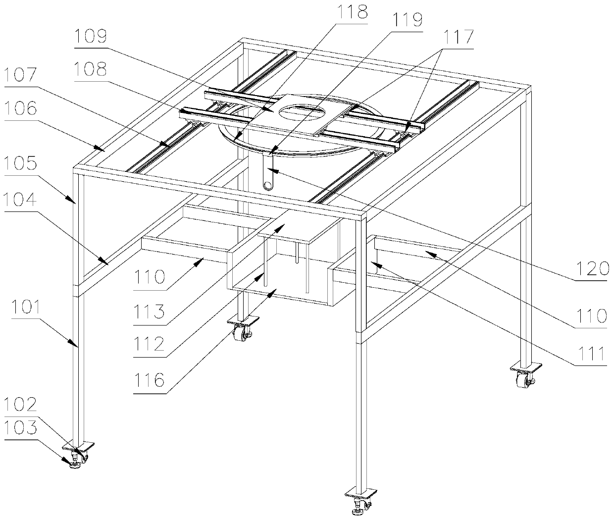 Automatic edge finding and grinding device for specially shaped metal part