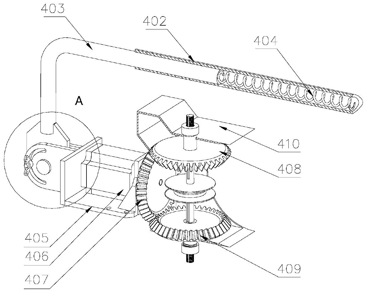 Automatic edge finding and grinding device for specially shaped metal part