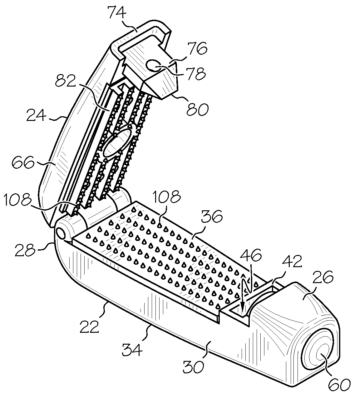 Theft deterrent tag with resilient attachment