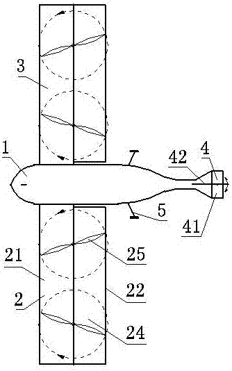 A kind of composite aircraft with empennage