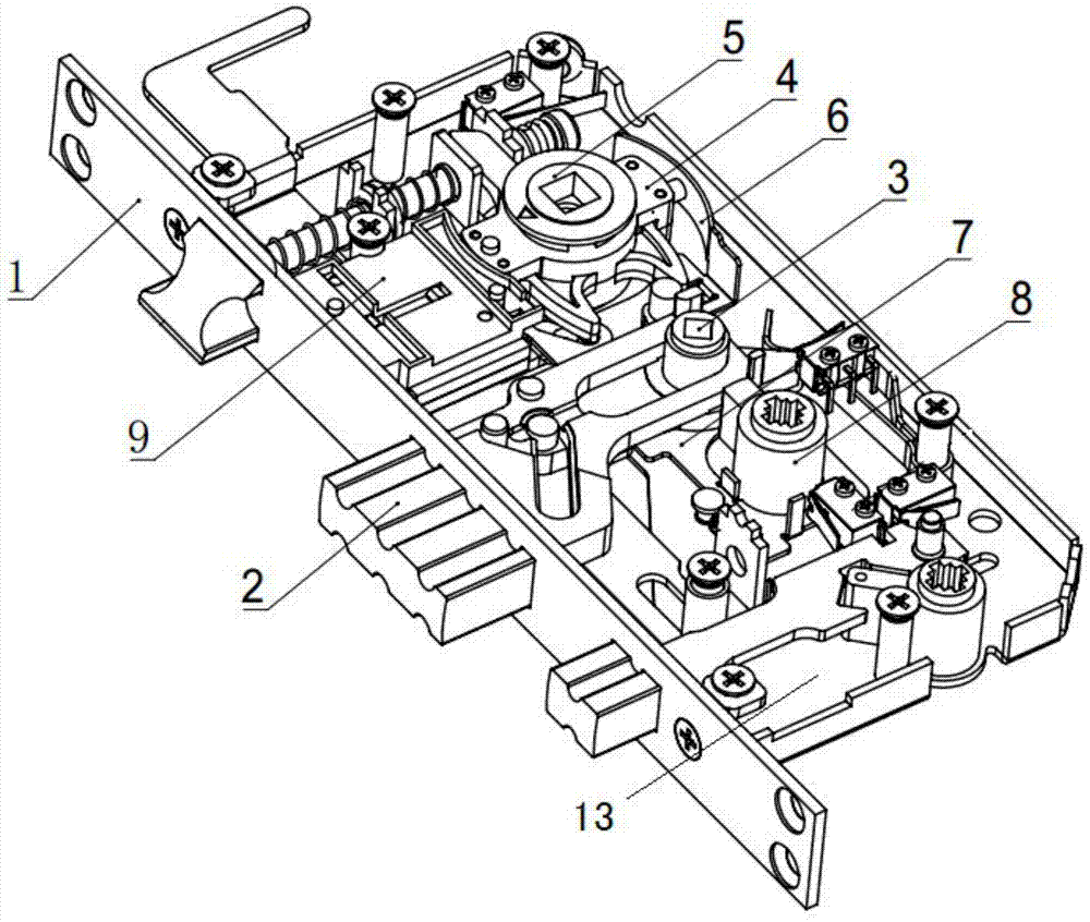 Lock body with double unlocking method