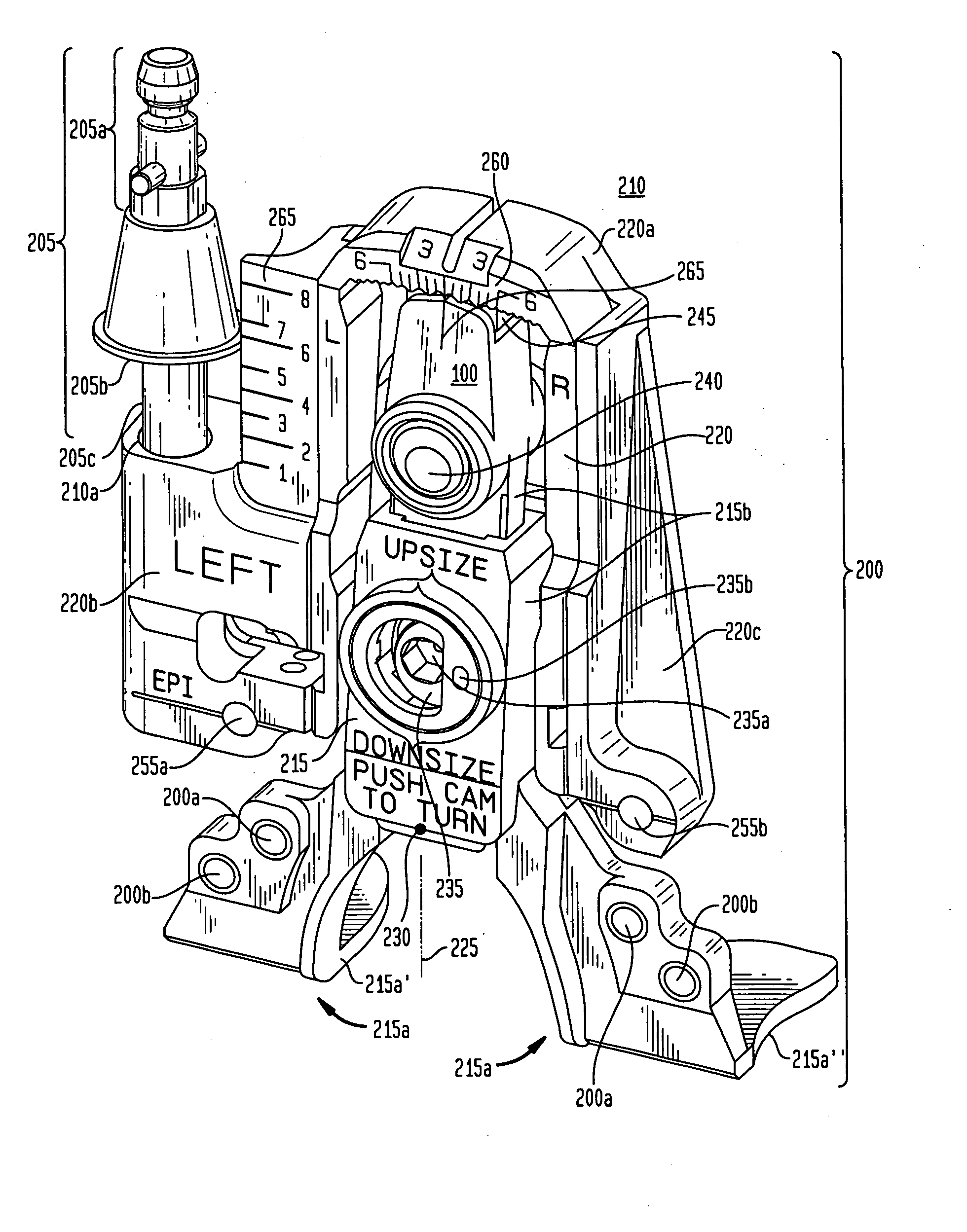 System and method for performing femoral sizing through navigation