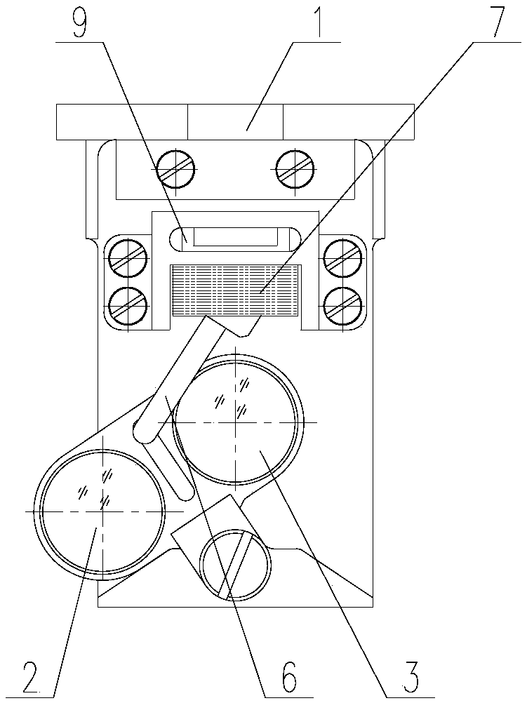 Visible light and near-infrared light switching mechanism based on electromagnetic driving