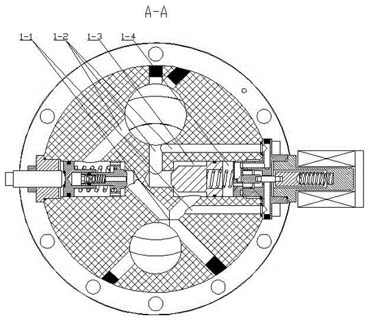 Water hydraulic axial plunger pump with pressure limiting overflow device and unloading device