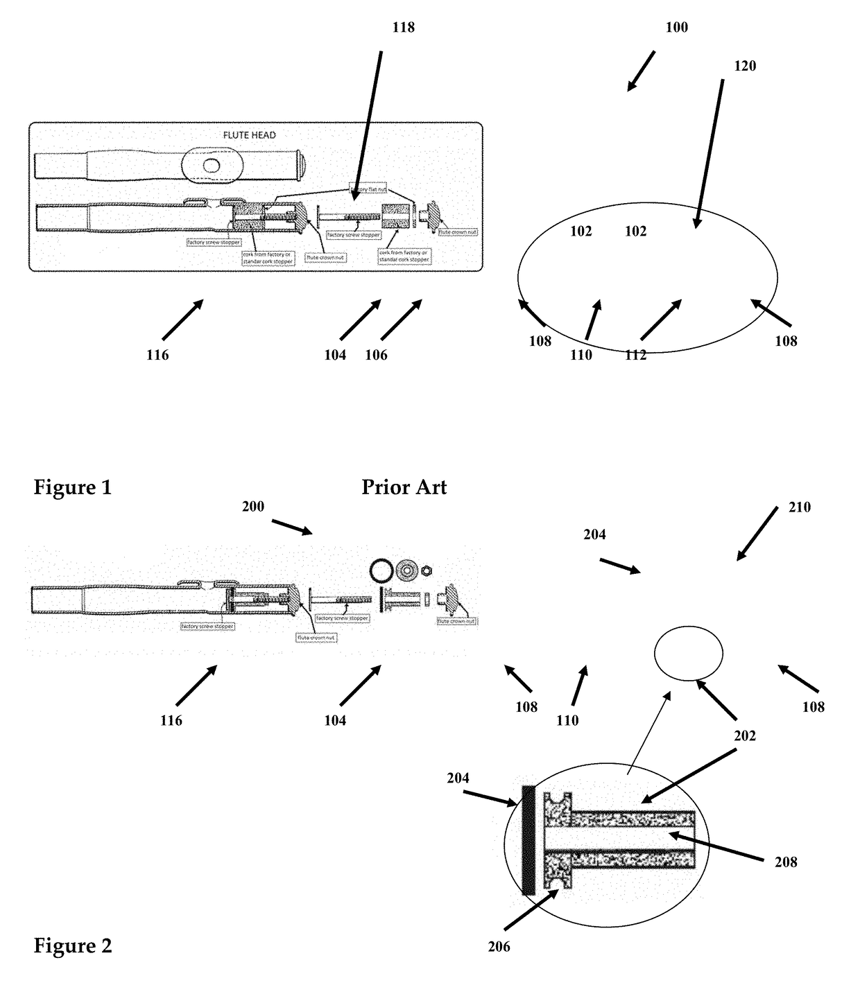 Rhino resonator and flute crown