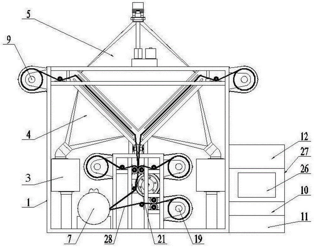 Radioactive aerosol automatic monitoring instrument