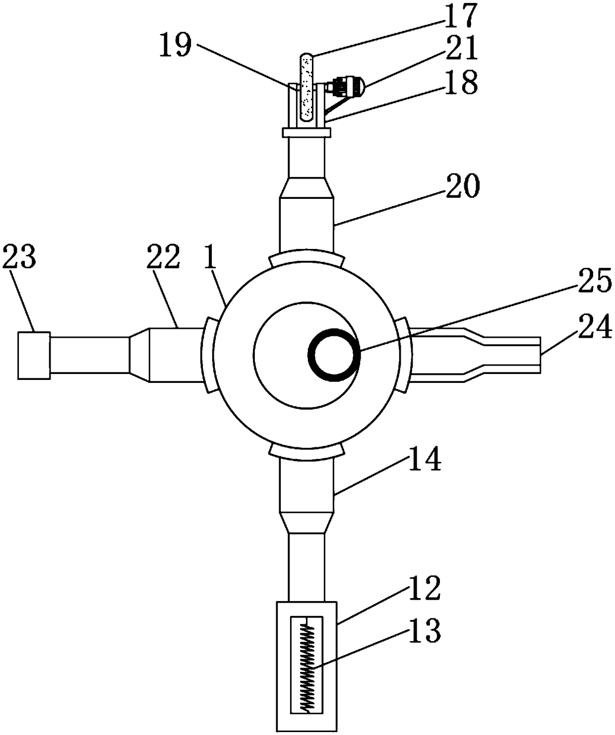 Six-station bearing bush production machine tool