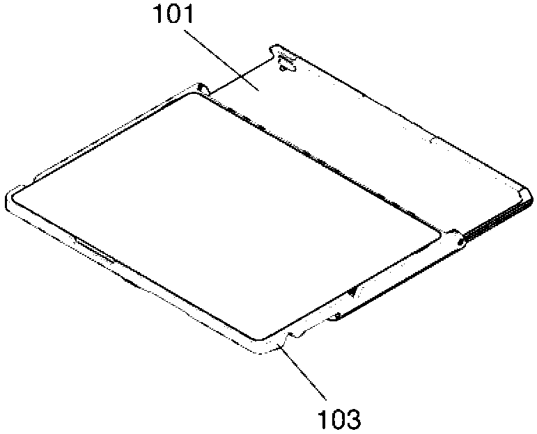 Tablet computer carrying case with retractable latch