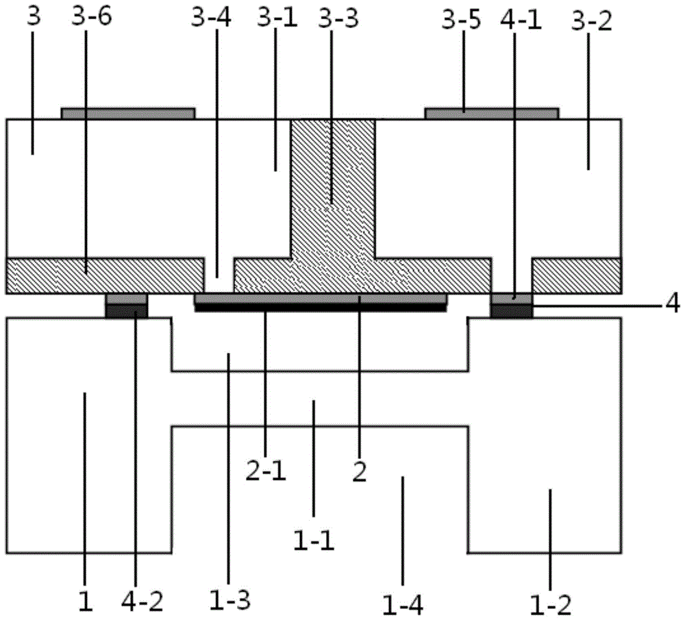 A kind of capacitive pressure sensor and preparation method thereof