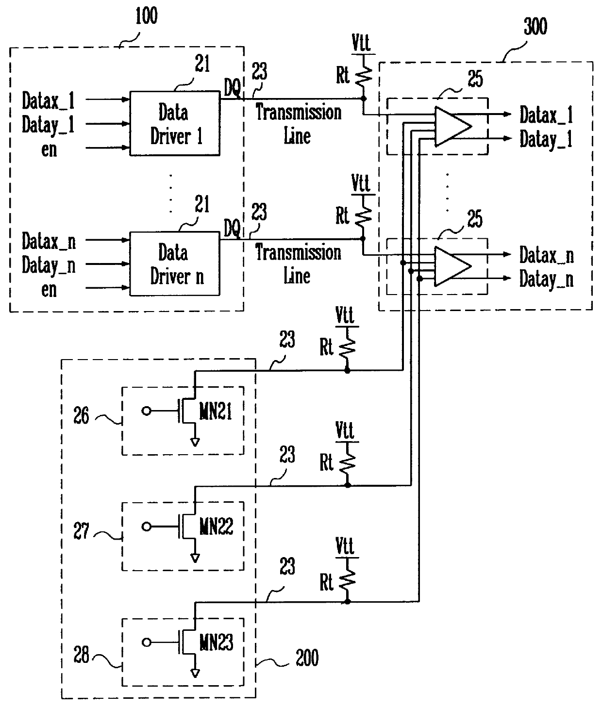 High speed interface apparatus