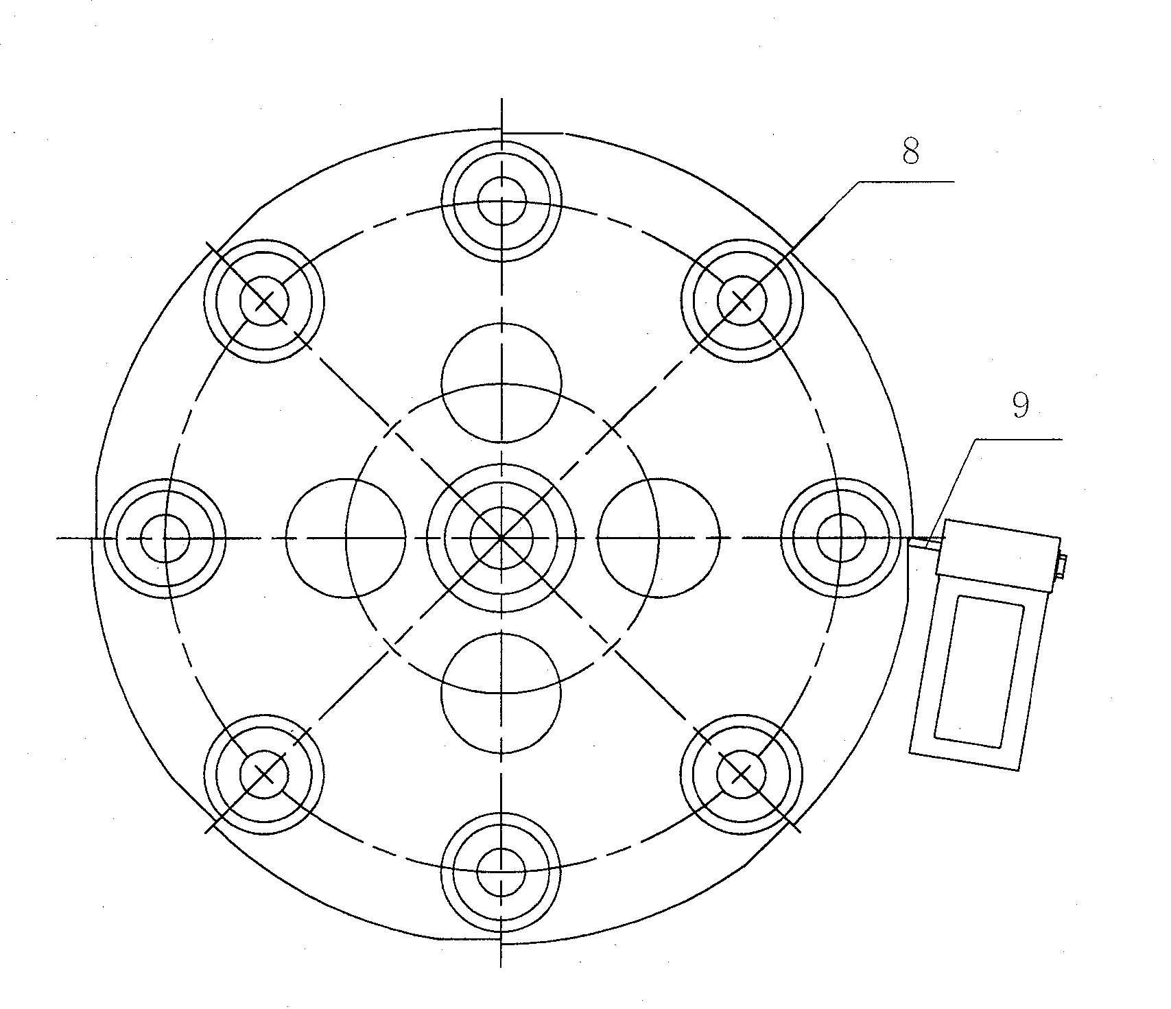 Exterior power source multi-station welding clamp