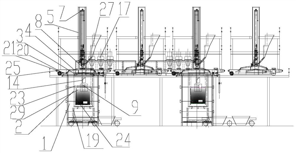 Liquid vacuum stirring metallurgy device and method