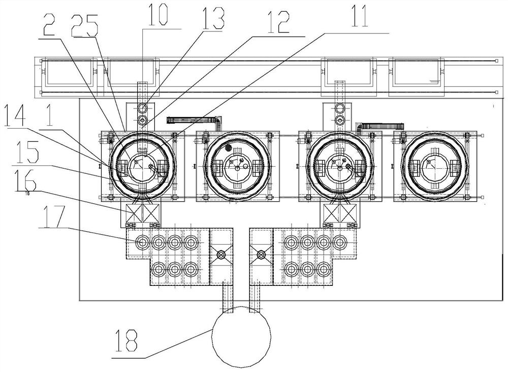 Liquid vacuum stirring metallurgy device and method