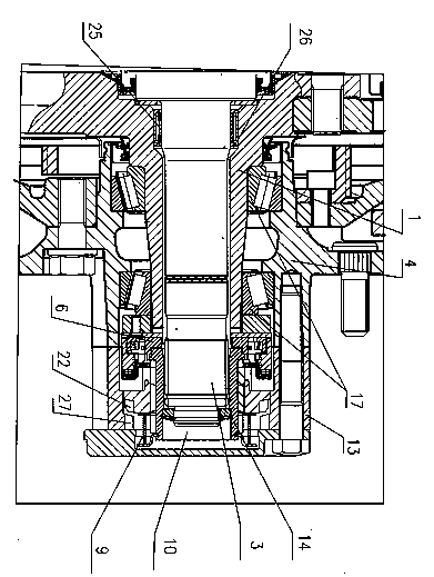 Front axle automatic meshing device of cross-country four-wheel-drive vehicle