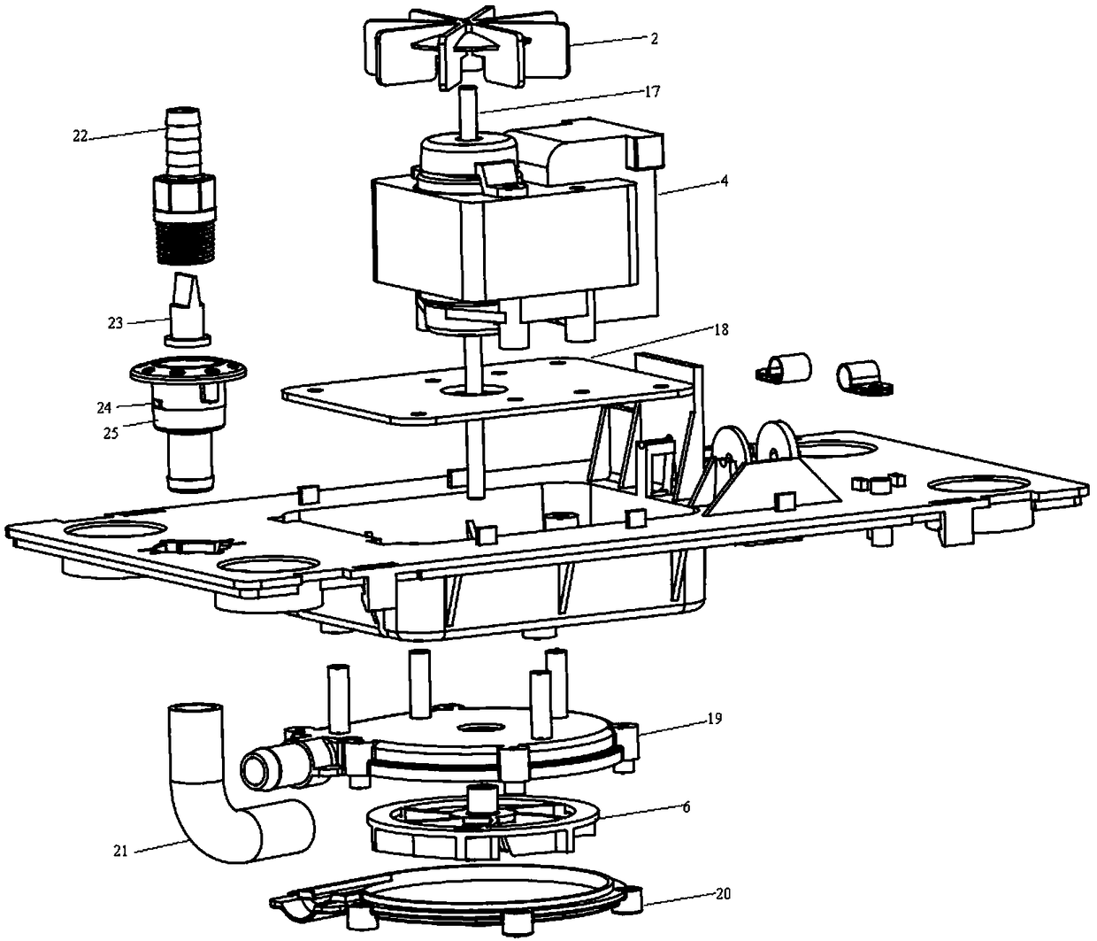 Condensate pump assembly