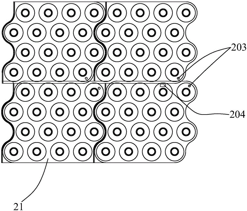 Battery module structure