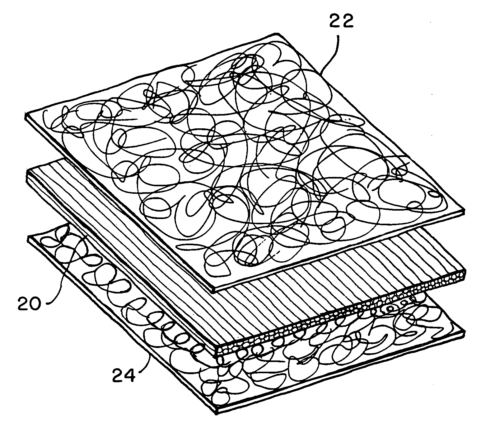 Composite carbon fiber material and method of making same