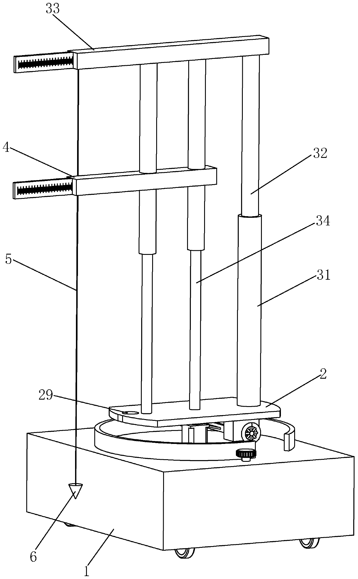 Constructional engineering verticality detection device