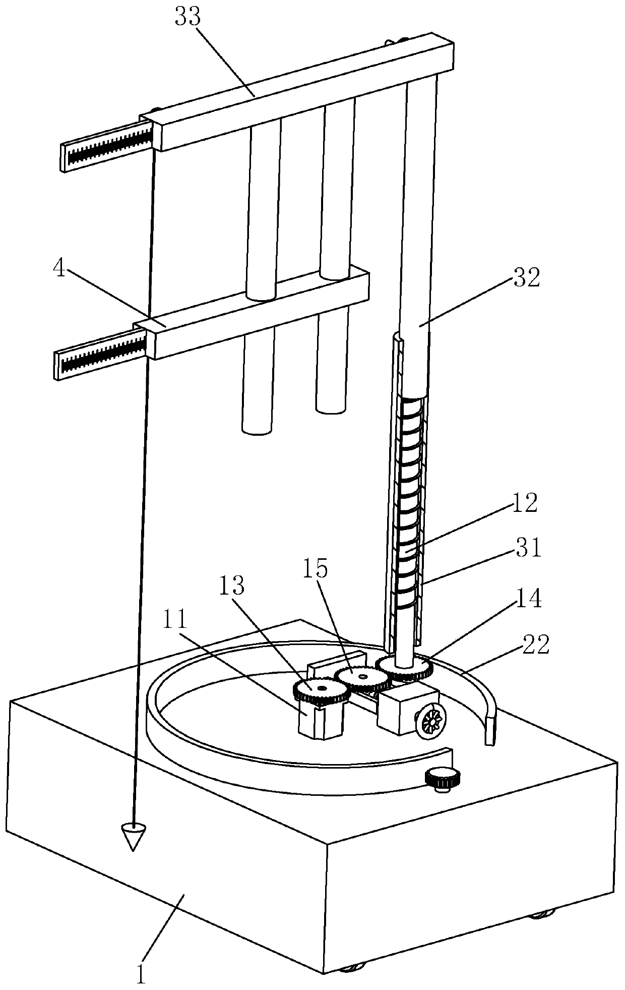 Constructional engineering verticality detection device