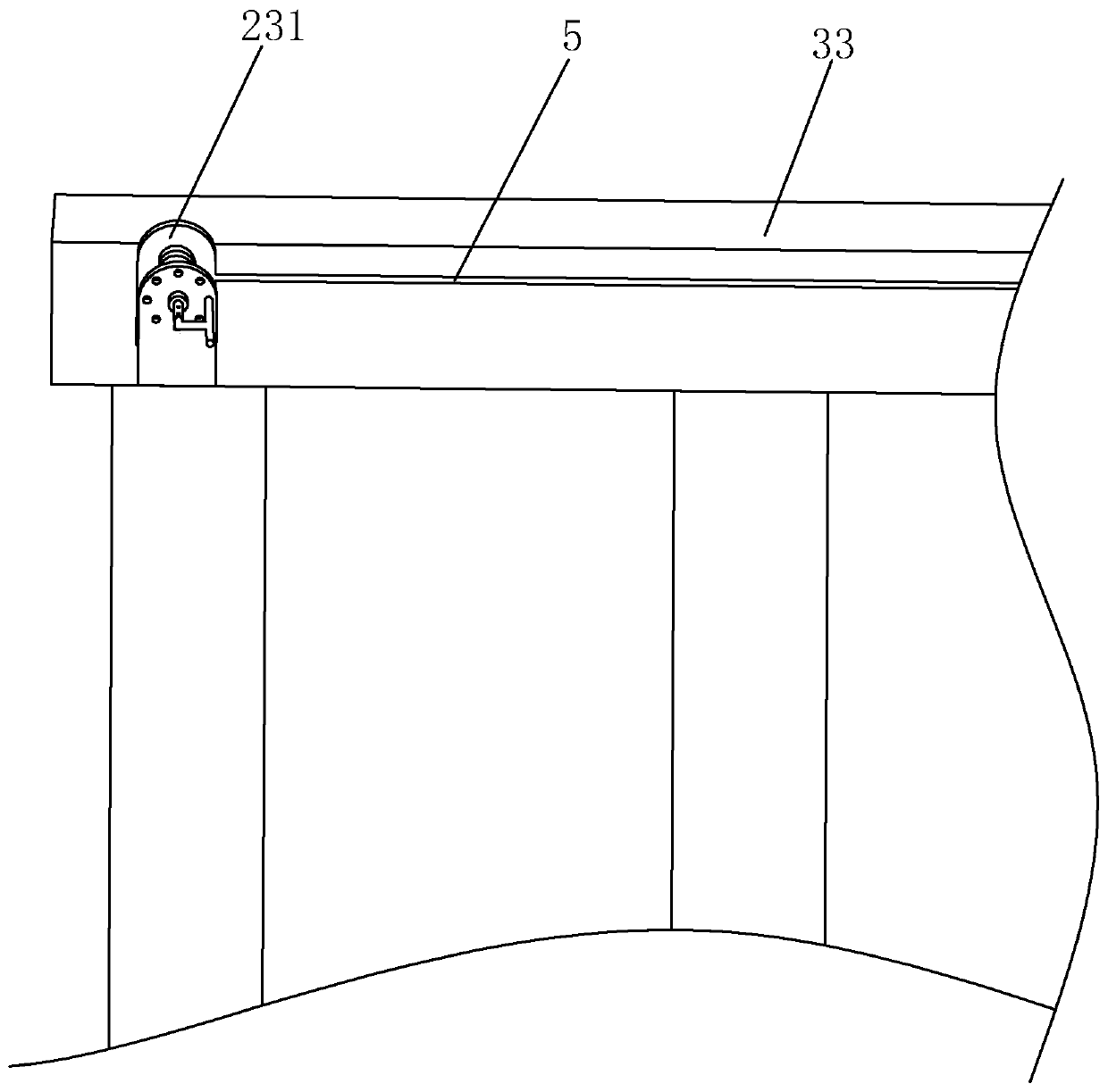 Constructional engineering verticality detection device