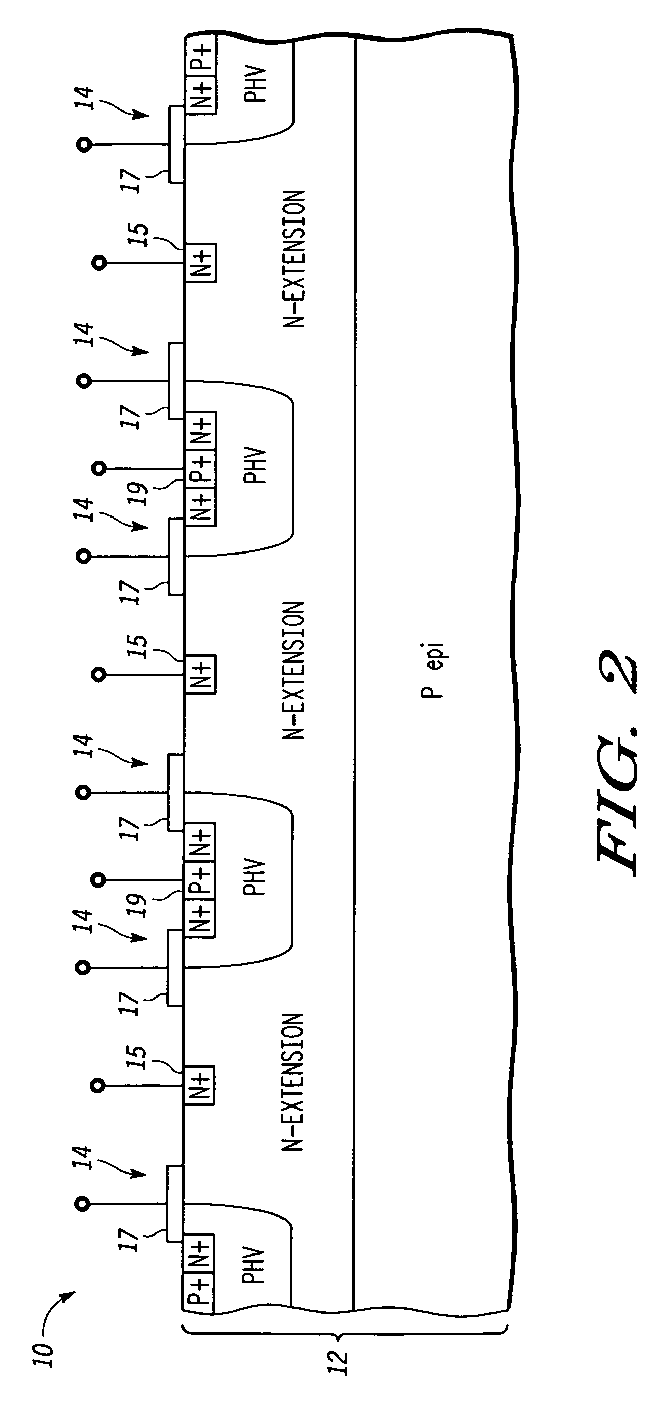 System and method for reducing current in a device during testing