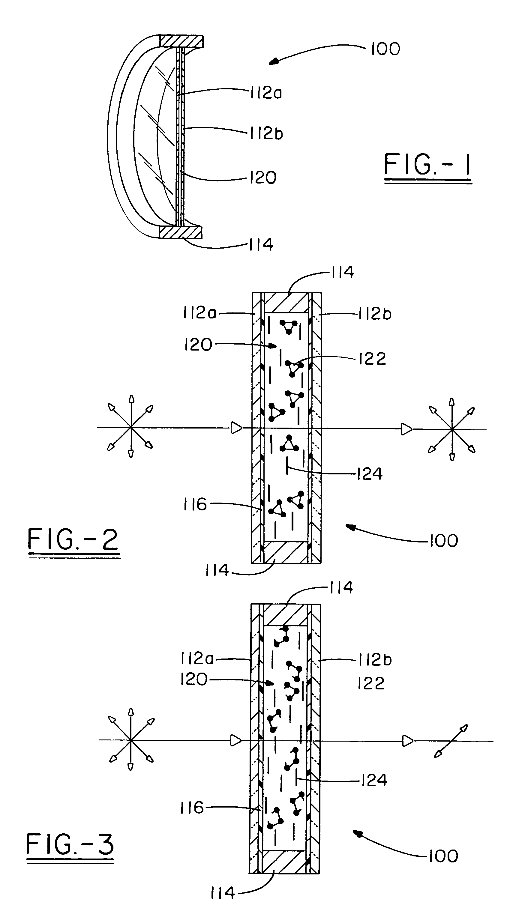 Device exhibiting photo-induced dichroism for adaptive anti-glare vision protection