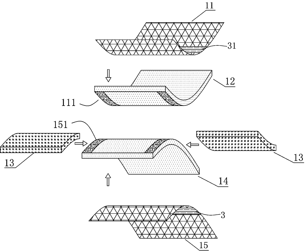 Cold compress and hot compress bandage