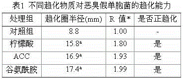 Use of 1-aminocyclopropane-1-carboxylic acid as a bacterial chemoattractant