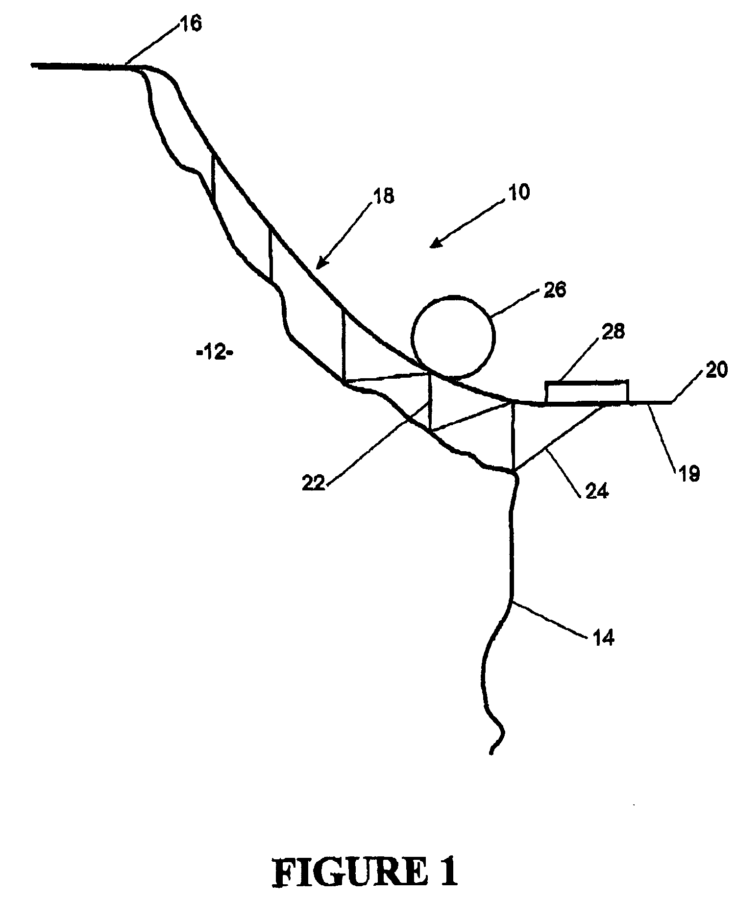 Apparatus for an amusement ride and fall