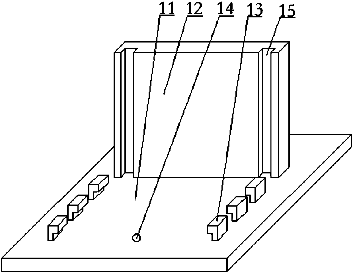 Detachable concrete test block mold with convenient demolding function