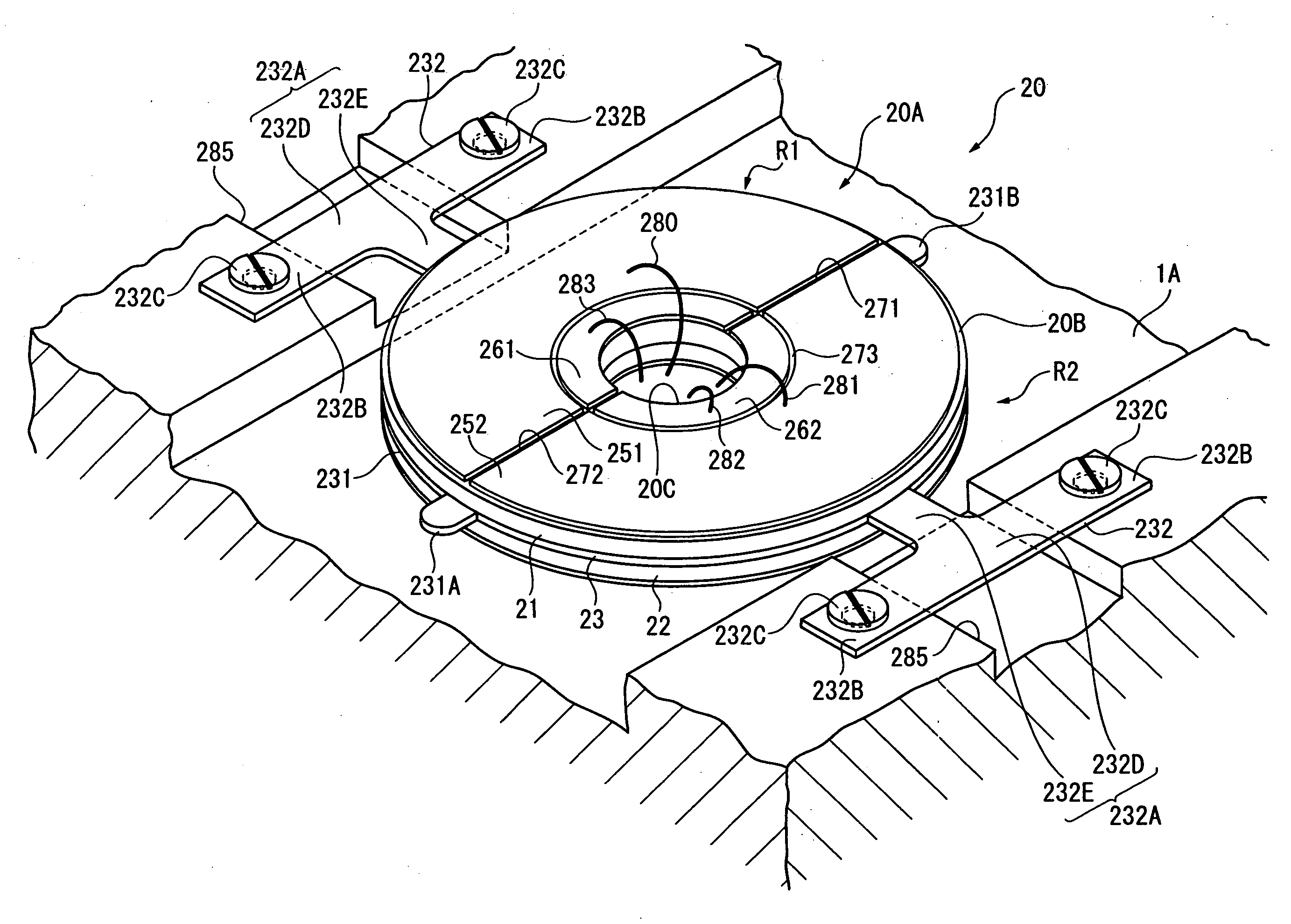 Piezoelectric actuator, drive control method of piezoelectric actuator, and electronic device