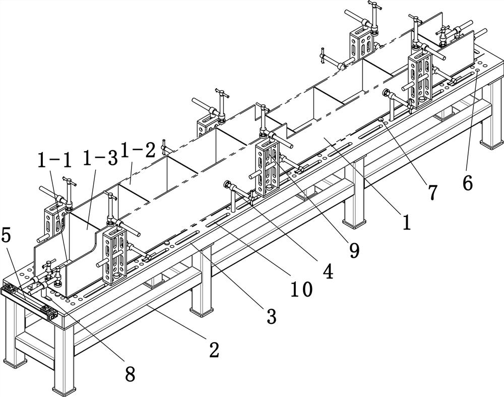 Welding process platform with marking device