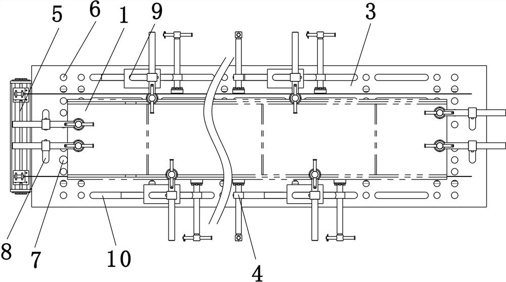 Welding process platform with marking device