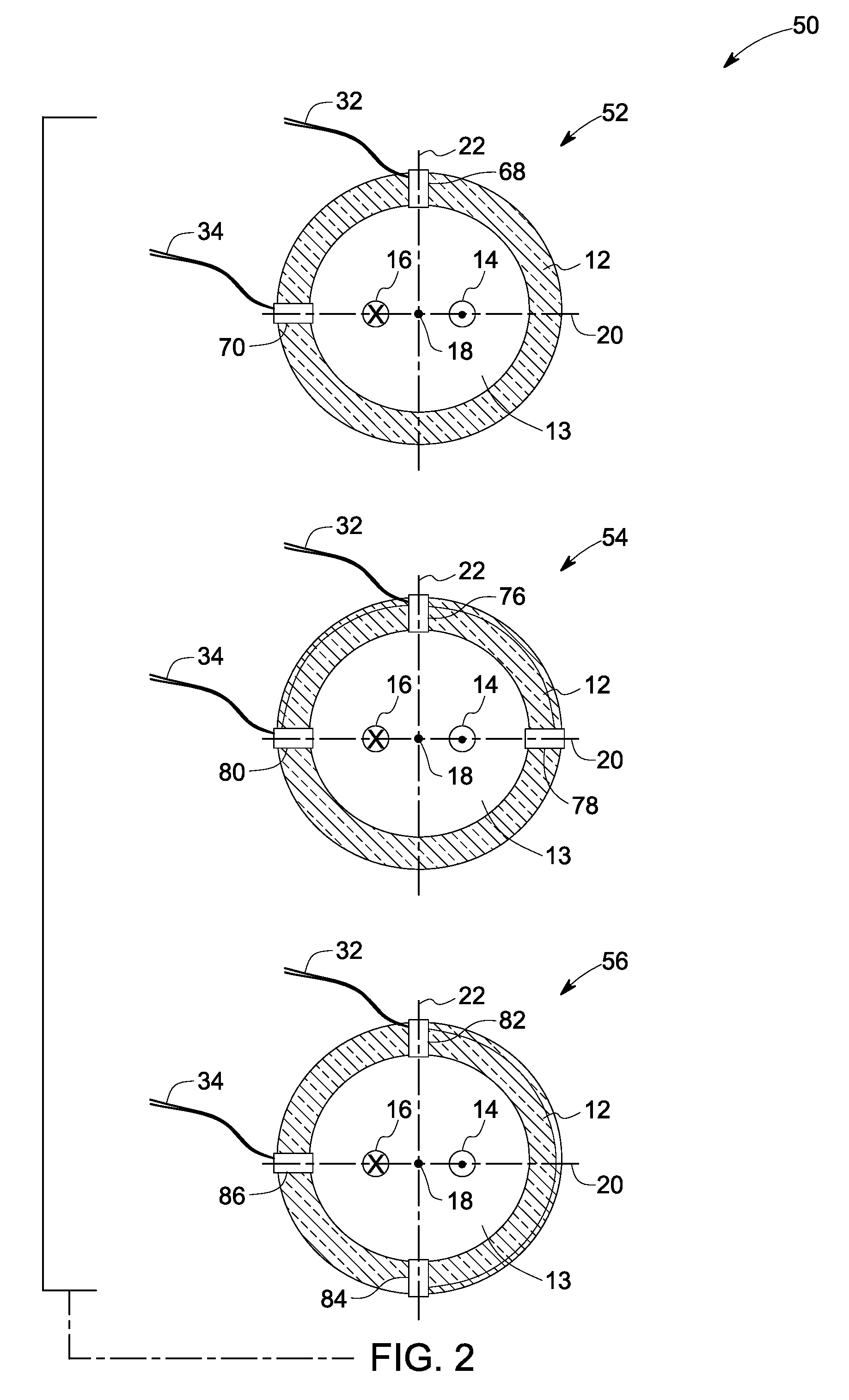 High sensitivity differential current transformer for insulation health monitoring