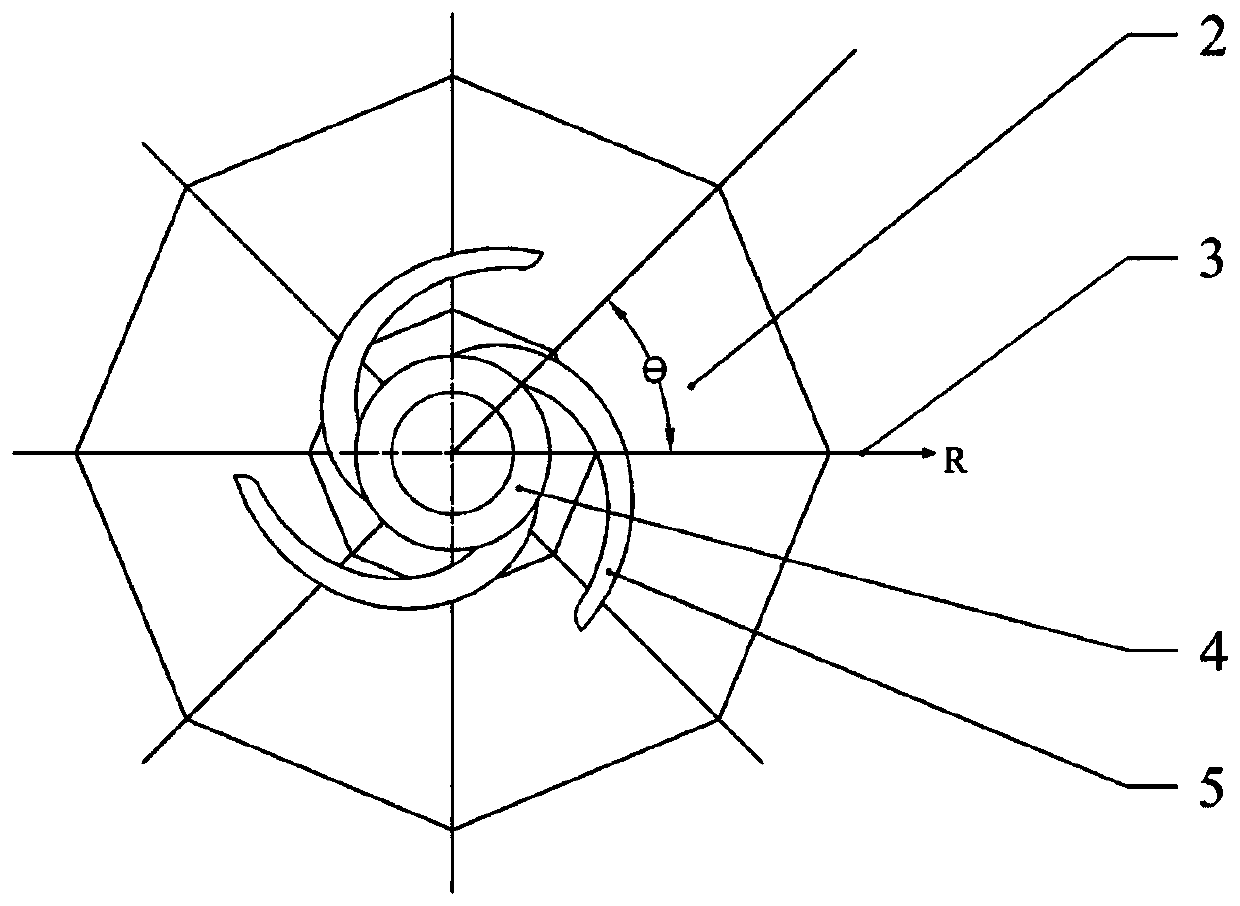 Reverse umbrella aerator with anti-winding function