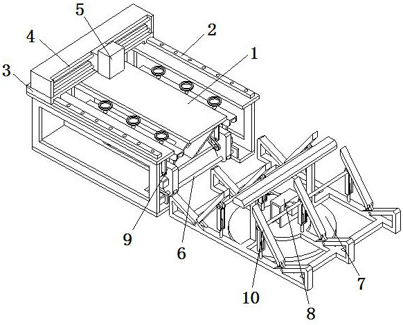 A color difference detection device for printed glass