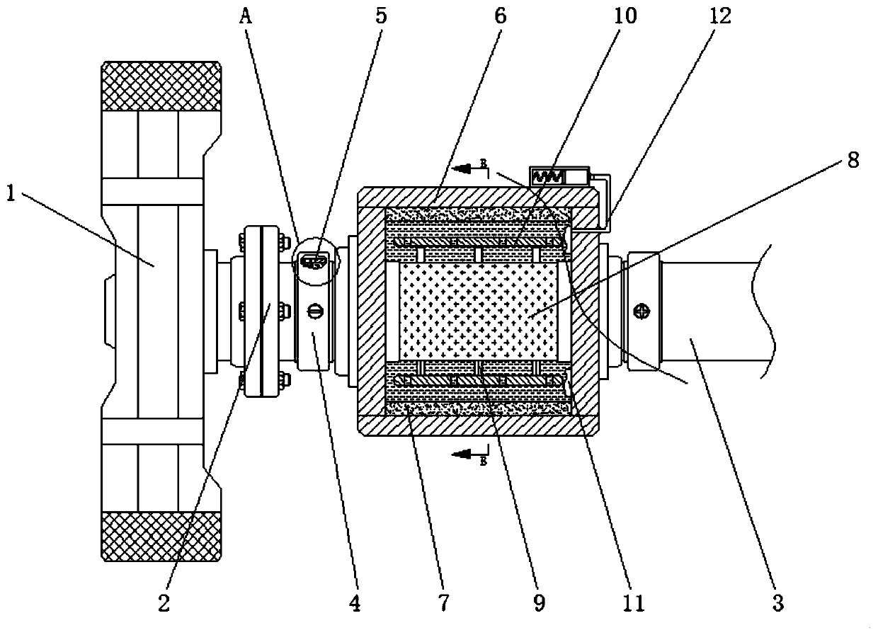 Electrorheological fluid type automobile braking device